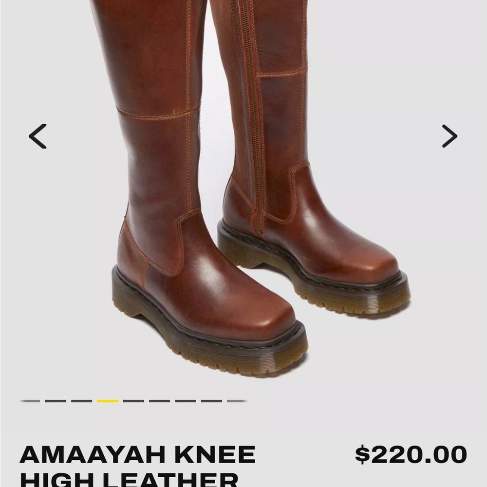 Amaayah Tan Leather Boots